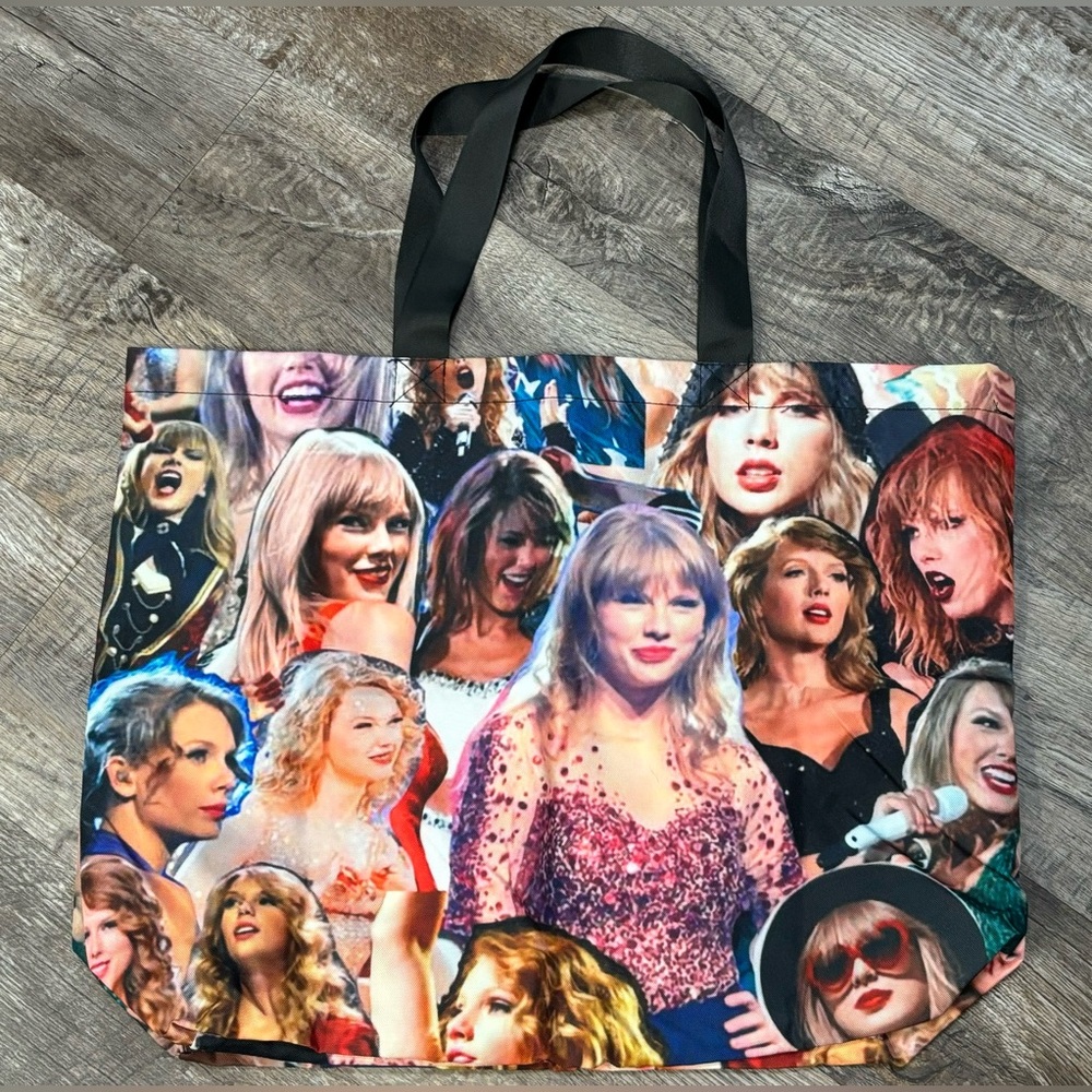 New in Package - Taylor Swift Swiftie - Large Canvas Tote Bag - 16”x20” RARE
